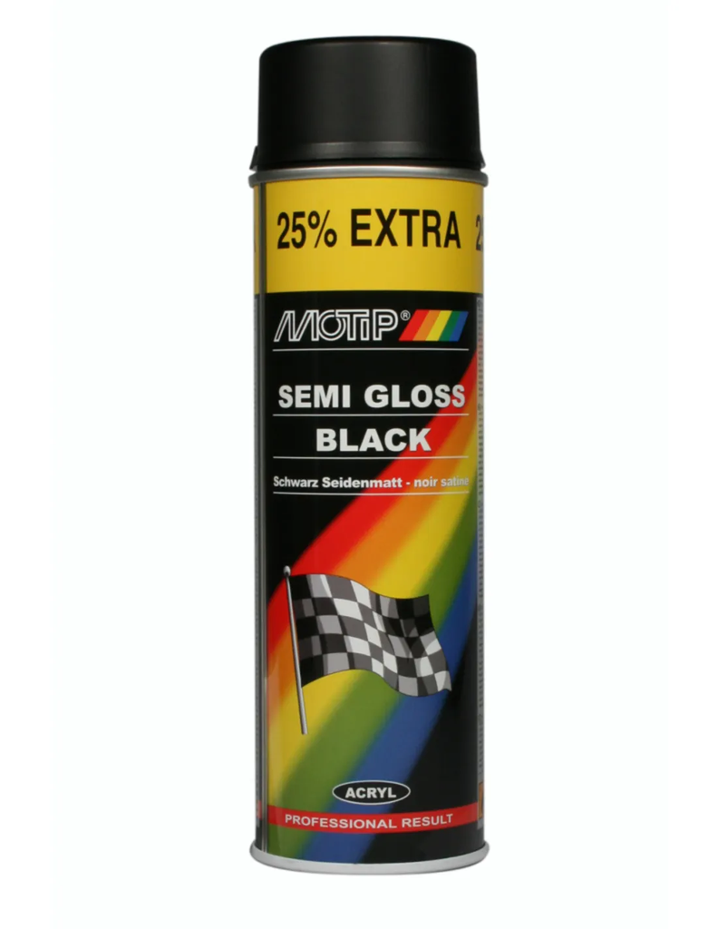 MOTIP RALLYE ZWART ZIJDEGLANS 500 ML REF:MOT04001 MOTIP
