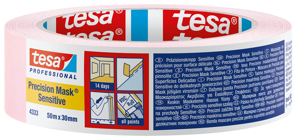 TESA TESAKREPP PRECIS MASK SENSITIVE 50M/38MM REF:04333-00020-03 TESA PRO