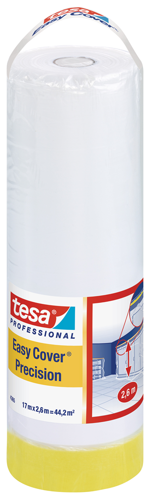 BESCHERMFOLIE TRANSPARANT 4365 33M X 550MM REF:04365-00000-01 TESA