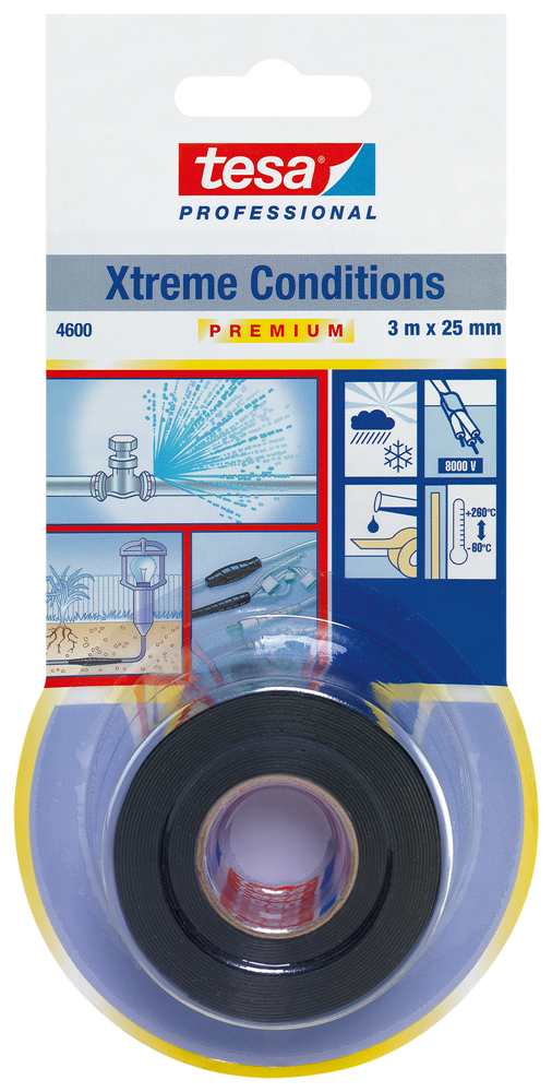 XTREME CONDITIONS ZWART 3MX25MM REF:04600-00001-01 TESA