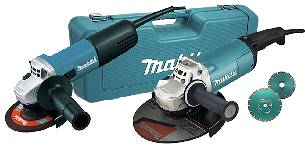 COMBOPACK GA9060 (230MM) + 9558HNRG (125MM) + 2X DIAMAK DS IN KOFFER REF:DK0047GX1 MAKITA