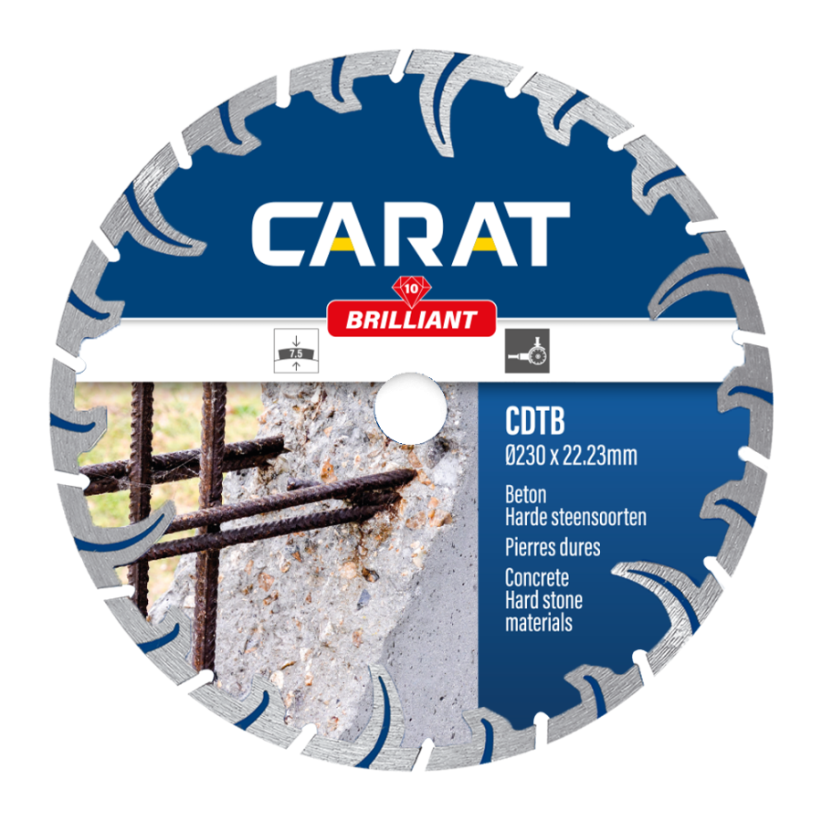 TURBO-BRILL 230x22.2 CARAT REF:CDTB230300 CARAT