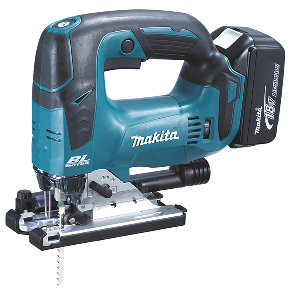 ACCU DECOUPEERZAAG LXT 18V + 2X BL1850 + 1X DC18RC + MAKPAC REF:DJV182RTJ MAKITA