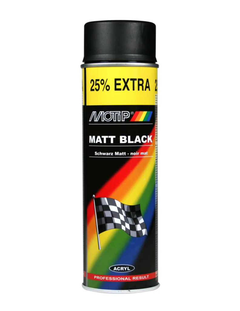MOTIP RALLYE ZWART MAT 500 ML REF:MOT04006 MOTIP