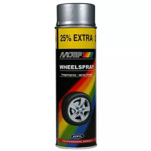 MOTIP VELGENLAK ZILVER 500 ML REF:MOT04007 MOTIP
