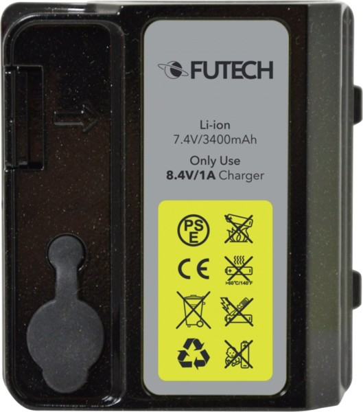 LI-ION BATTERIJ VOOR MC8 HPSB GROEN REF:H60014 FUTECH