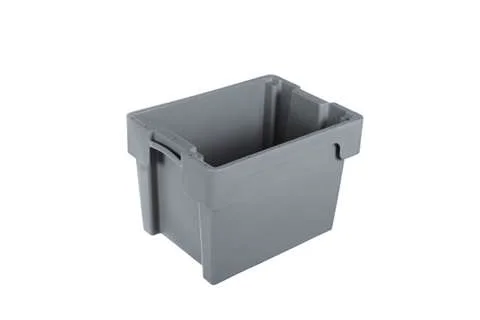 ROTA DRAAI-STAPELKRAT 23L 400X300X270 GESLOTEN GRIJS  REF:NRC-4275-050
