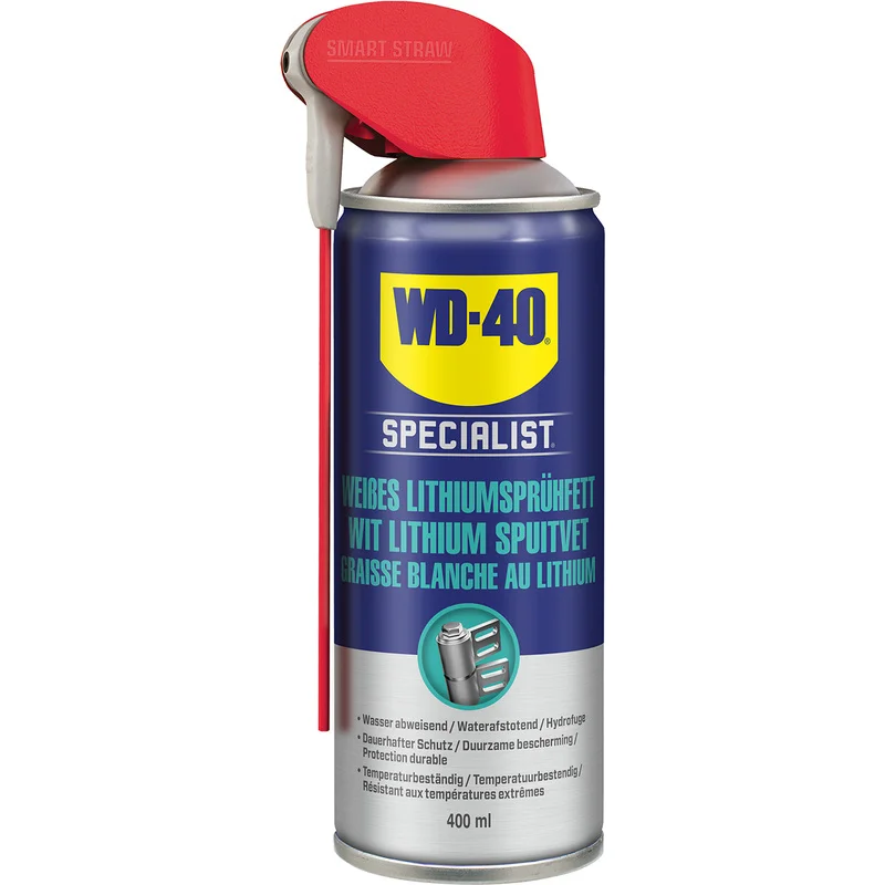 WIT LITHIUMSPUITVET 400ML REF:345201 WD40