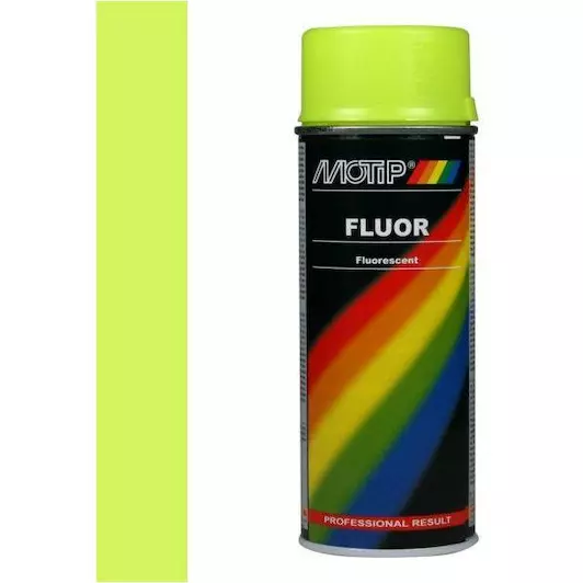MOTIP FLUORESCERENDE LAK GEEL 400 ML REF:MOT04022 MOTIP