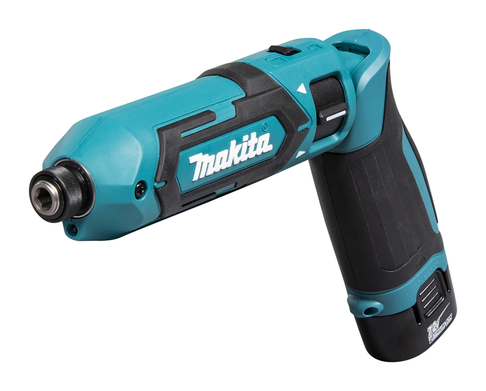 ACCU IMPACT SCHROEVENDRAAIER 7,2V 25,0NM + 2 X BL0715 + 1 X DC10WA + MAKPAC REF:TD022DSJ MAKITA