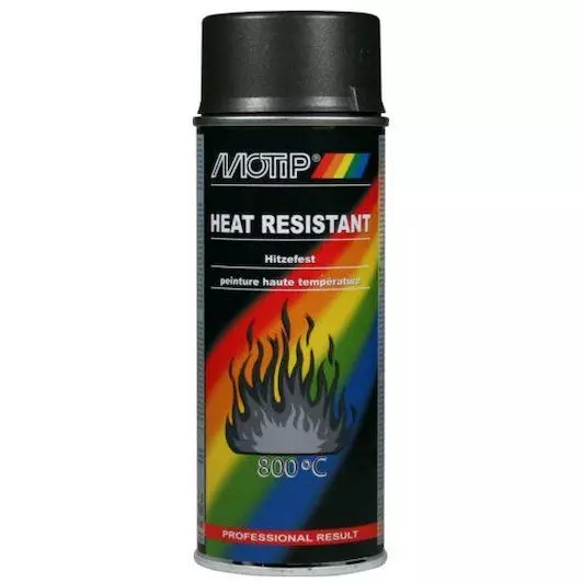MOTIP HITTEBESTENDIGE LAK DONKER ANTRACIET 650°C 400 ML REF:MOT04030 MOTIP