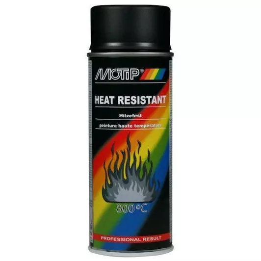MOTIP HITTEBESTENDIGE LAK ZWART 650°C 400 ML REF:MOT04031 MOTIP