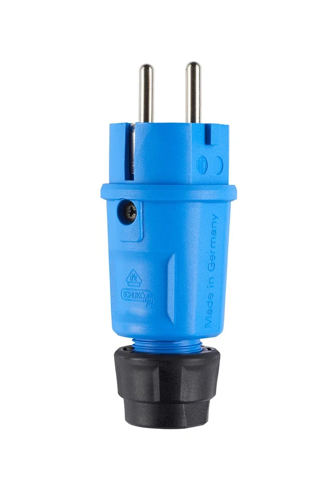 ULTRAHIGHTECH ELAMIDE IP44 STEKKER (3x2.5) BLAUW 1519150