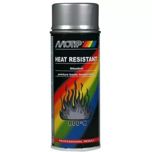 MOTIP HITTEBESTENDIGE LAK ZILVER 650°C 400 ML REF:MOT04032 MOTIP