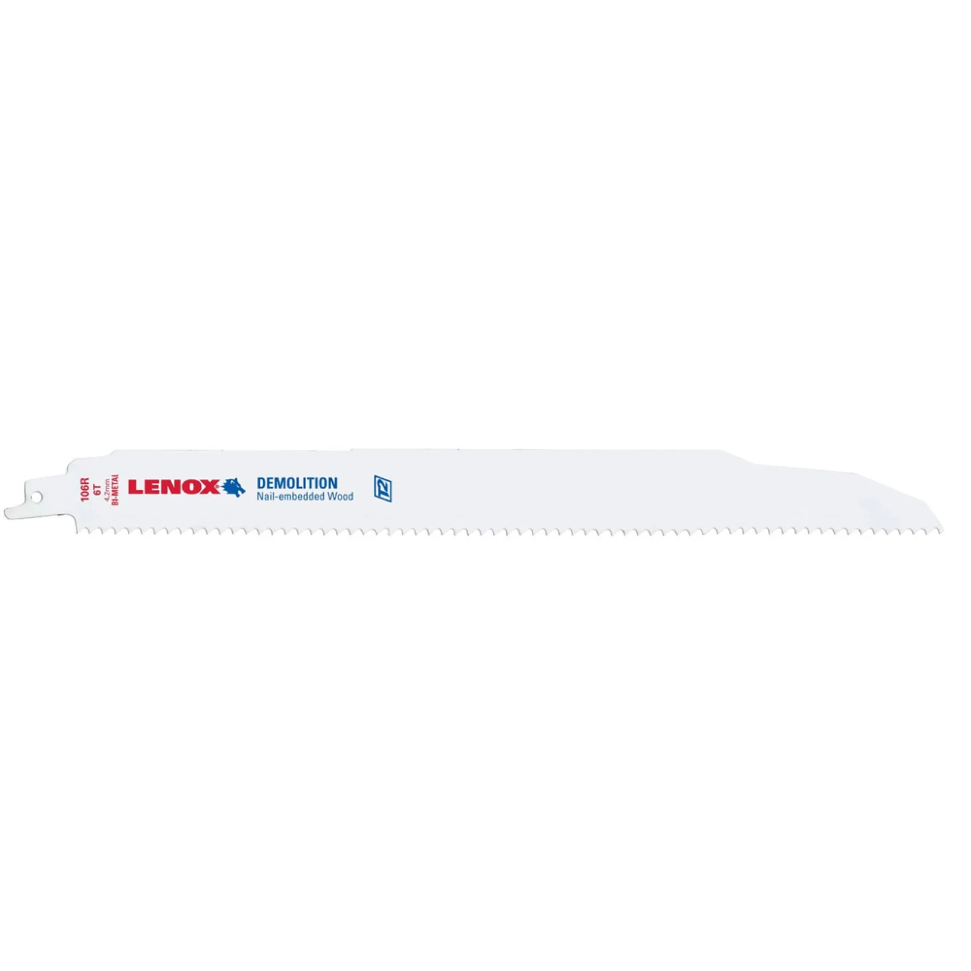 RECIPROZAAGBLAD 650R 152 X 19 X1,3 MM 10/14 TPI REF:20374650R5 LENOX
