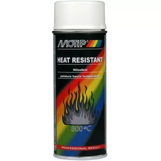 MOTIP HITTEBESTENDIGE LAK WIT 650°C 400 ML REF:MOT04036 MOTIP