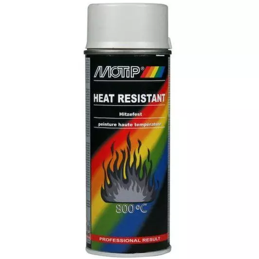 MOTIP HITTEBESTENDIGE LAK GRIJS 650°C 400 ML REF:MOT04039 MOTIP