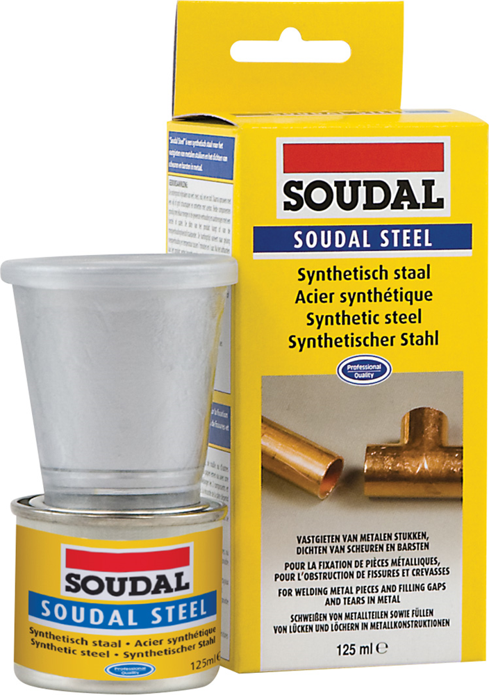 SOUDAL STEEL POT 125ML REF:100002 SOUDAL