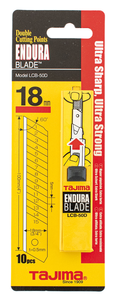 VERVANGMES 18MM NIET AFBREEKB. 10ST  TJ LCB50SN TAJIMA