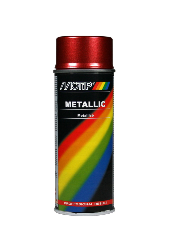 MOTIP METALLIC LAK ROOD 400 ML REF:MOT04045 MOTIP