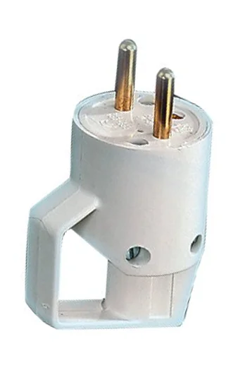 STEKKER MET RING II+A -16A WIT REF:214.08