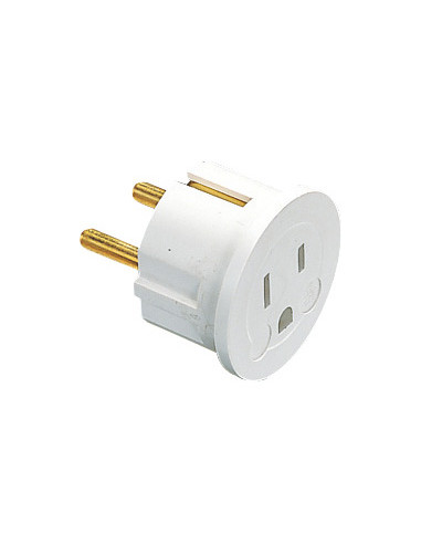 ADAPTER 16A FRANS-BELGISCH-SCHUKO/USA 125V REF:101.21