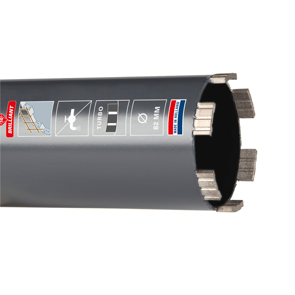 BOOR TURBO DRY BETON Ø82MM X 150MM X 5/4''UNC REF:HC08215020 CARAT