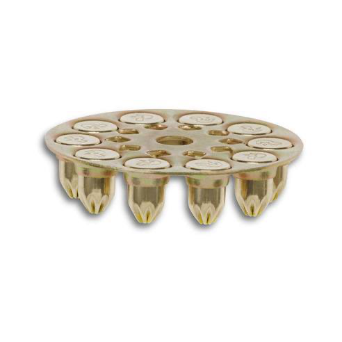 .25 KALIBER KRUITPATRONEN  10MM DISKLADING - ROOD (X100) REF:DDF1220200 DEWALT