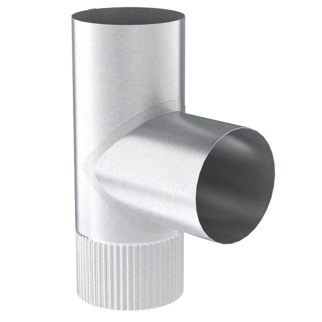 T 90° (T9) GALVA Ø105 REF:1-41-1609-105