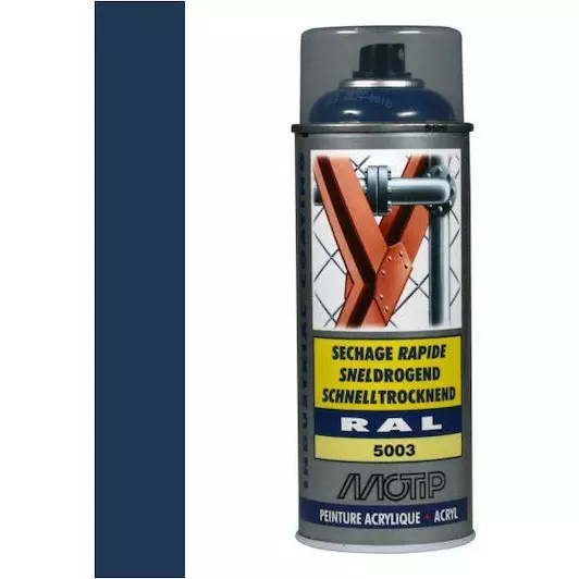 MOTIP INDUSTRIAL RAL 5003 SAFFIERBLAUW 400 ML REF:MOT07001 MOTIP