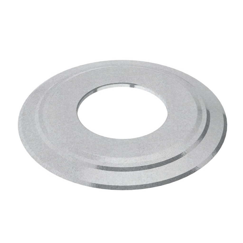 SCHOUWPLAAT (R) GALVA Ø105 REF:1-51-3600-105