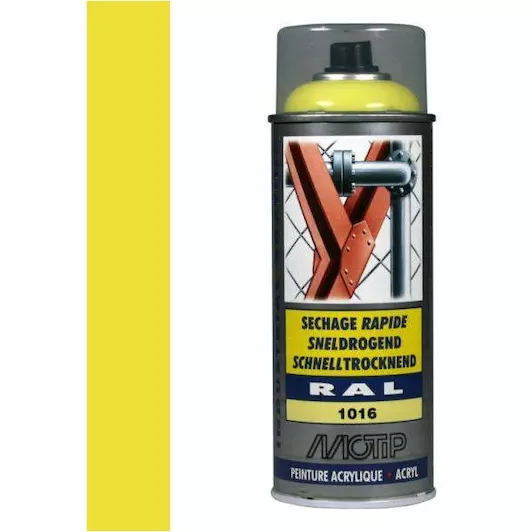 MOTIP INDUSTRIAL RAL 1016 ZWAVELGEEL 400 ML REF:MOT07003 MOTIP