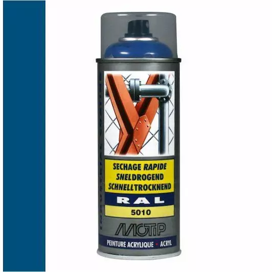 MOTIP INDUSTRIAL RAL 5010 ENZIAN BLAUW 400 ML REF:MOT07004 MOTIP