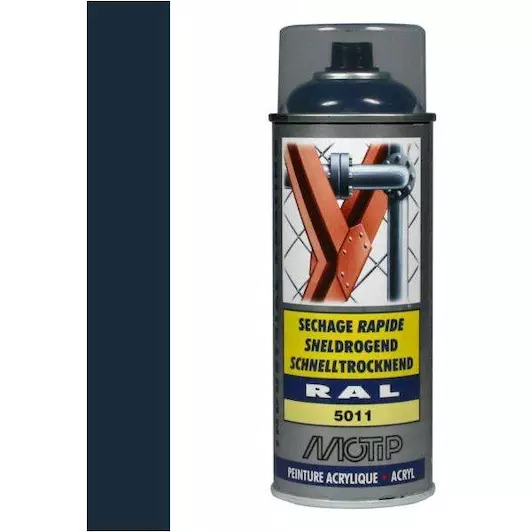 MOTIP INDUSTRIAL RAL 5011 STAALBLAUW 400 ML REF:MOT07005 MOTIP