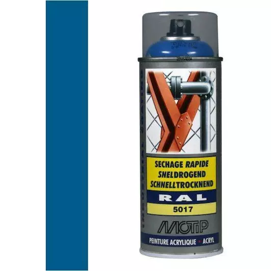 MOTIP INDUSTRIAL RAL 5017 VERKEERS BLAUW 400 ML REF:MOT07009 MOTIP