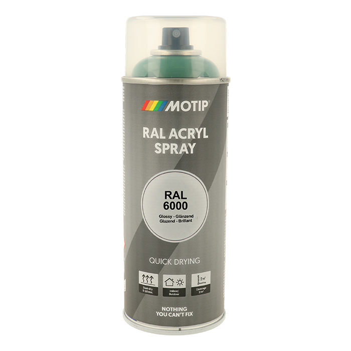 MOTIP INDUSTRIAL RAL 6000 PATINA GROEN 400 ML REF:MOT07010 MOTIP