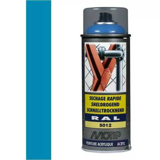 MOTIP INDUSTRIAL RAL 5012 LICHTBLAUW 400 ML REF:MOT07014 MOTIP