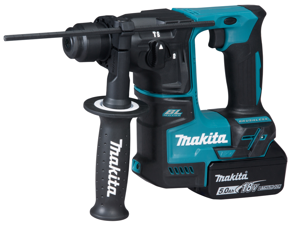 ACCU SDS+ BOORHAMER LXT 18V 17MM (BETON) + 2X BL1850B + 1X DC18RC + MAKPAC REF:DHR171RTJ MAKITA