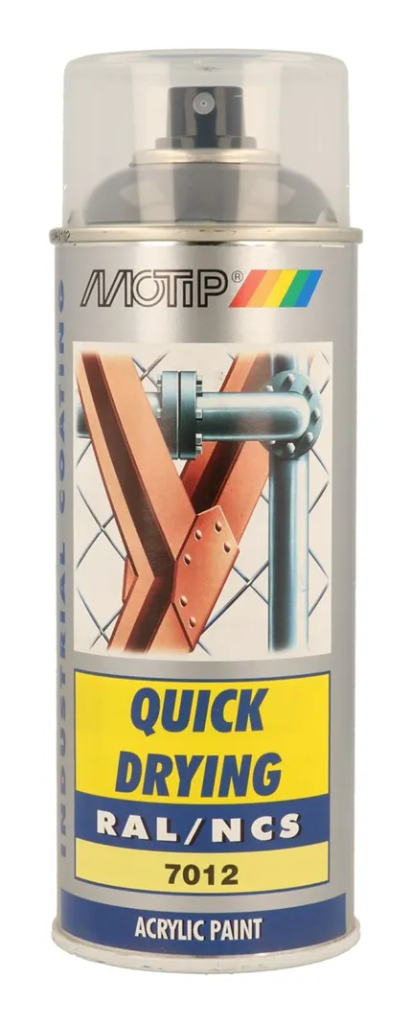MOTIP INDUSTRIAL RAL 7012 BASALT GRIJS 400 ML REF:MOT07018 MOTIP