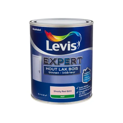 HOUTLAK BINNEN MAT MIX 1L WIT REF:LV5272527 LEVIS