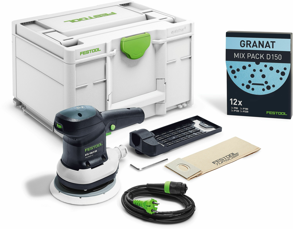 EXCENTERSCHUURMACHINE ETS 150/3 EQ-PLUS REF:576072 FESTOOL