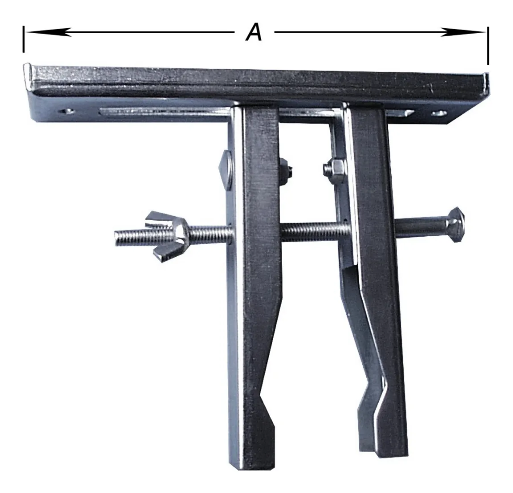 2 RADIATORPLANKDRAGERS VERZINKT 145 MM REF:S-0590