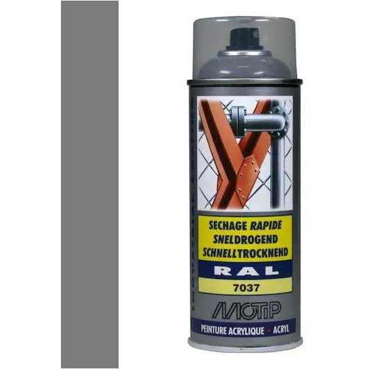 MOTIP INDUSTRIAL RAL 7037 STOF GRIJS 400 ML REF:MOT07024 MOTIP