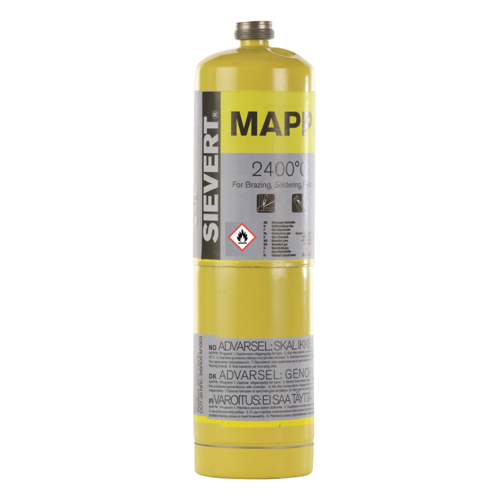 WEGWERPFLES MAPP VOOR POWERJET - AMERIKAANSE AANSLUITING REF:221183 SIEVERT