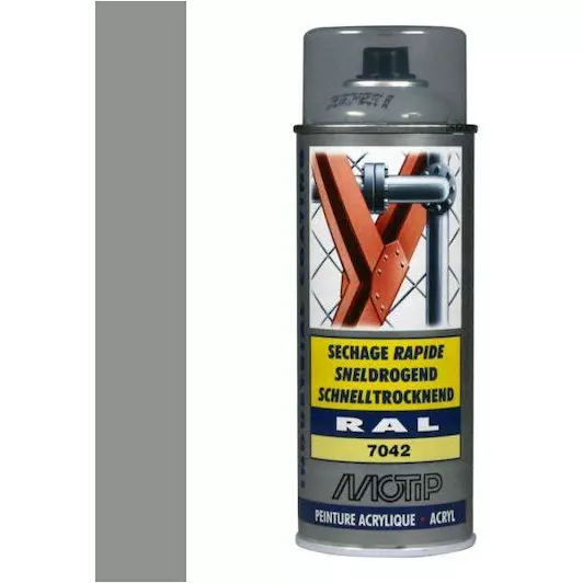 MOTIP INDUSTRIAL RAL 7042 VERKEERS GRIJS 400 ML REF:MOT07028 MOTIP