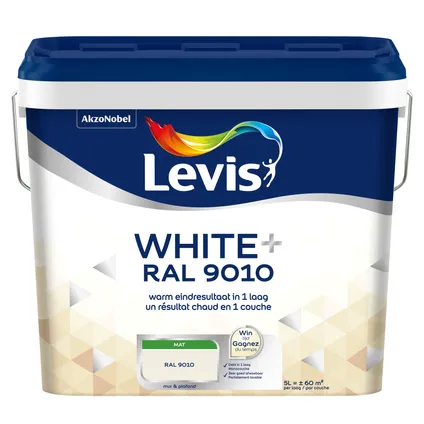 LV WHITE + RAL 9010 5L REF:LV5295288 LEVIS