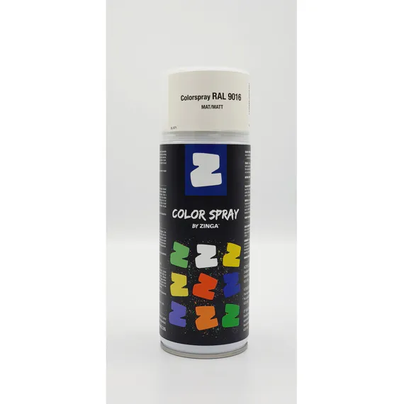 COLOR SPRAY BY ZINGA RAL 9016 MAT REF:HGHI-CLSPR-9016-MT