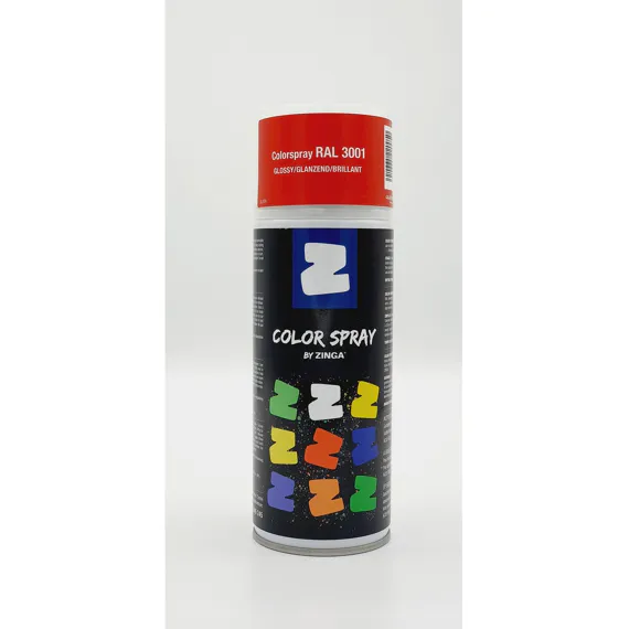 COLOR SPRAY BY ZINGA RAL 3001 REF:HGHI-CLSPR-3001