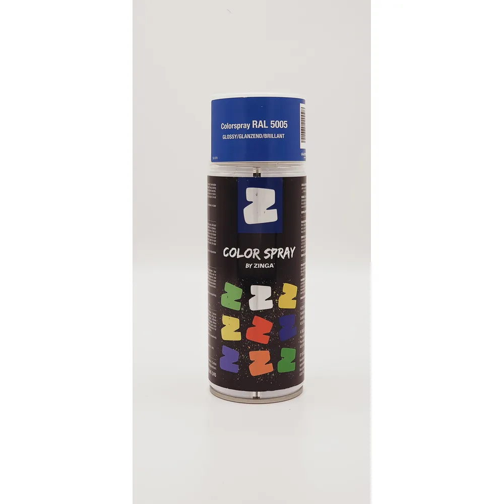 COLOR SPRAY BY ZINGA RAL 5005 SIGNAAL BLAUW 400ML REF:HBAR-CLSPR-5005 ZINGA