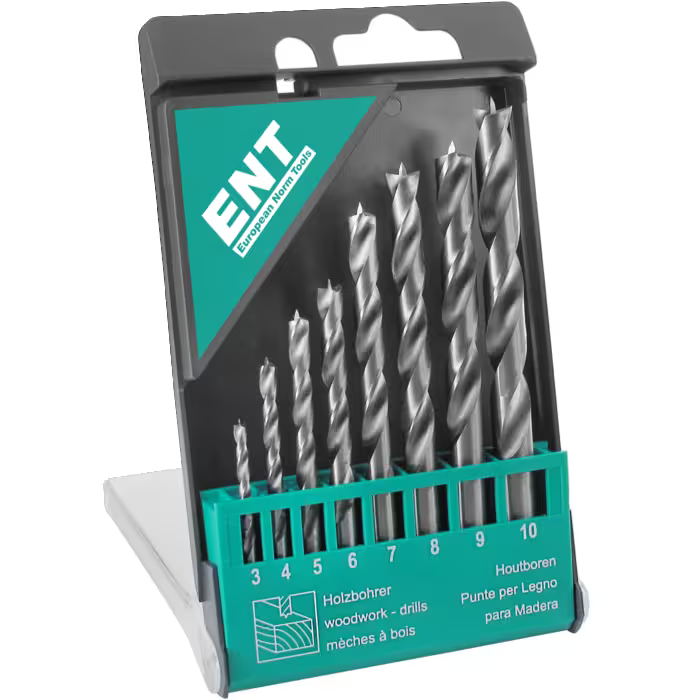 DURADRILL BORENSET 8ST 3-10MM REF:E09248 ENT